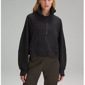 Lululemon half zip oversized scuba